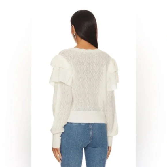 Joie Alpaca Inez Winter White Sweater